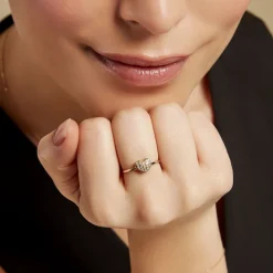 Bague Eclat D'amour Or Jaune Oxyde De Zirconium|Marc Orian Hot