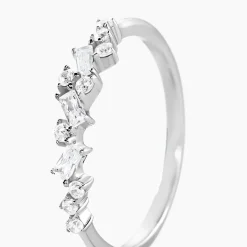 Bague Eclat D'Aurore Argent Blanc Oxyde De Zirconium