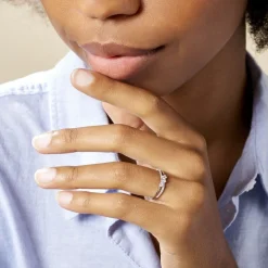 Bague Edwige Or Blanc Oxyde De Zirconium|Marc Orian Discount