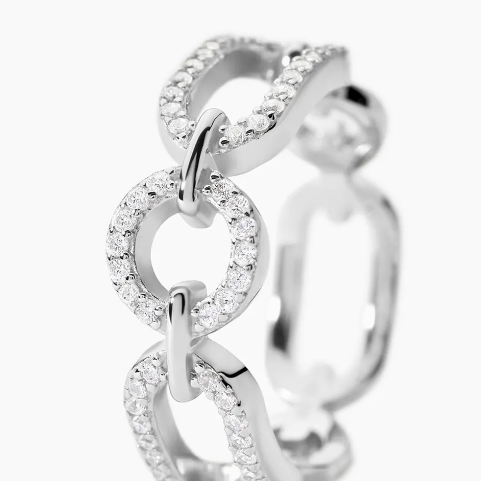 Bague Ela Argent Blanc Oxyde De Zirconium