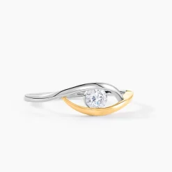 Bague Elmie Or Jaune Argent Blanc Oxyde De Zirconium|Marc Orian Discount