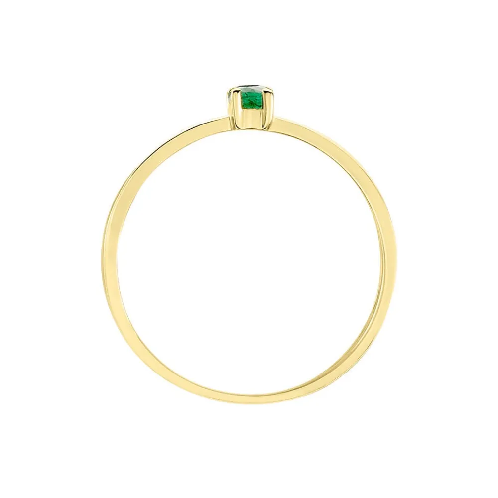 Bague Emeald Is The New Black Or Jaune Emeraude Diamant|Marc Orian Online
