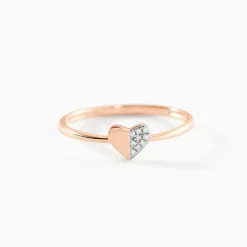 Bague Emilia Or Rose Diamant