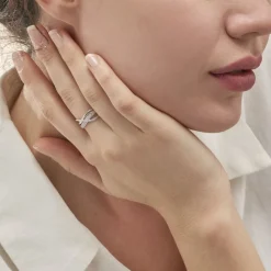 Bague Emilie Or Blanc Diamant|Marc Orian Sale