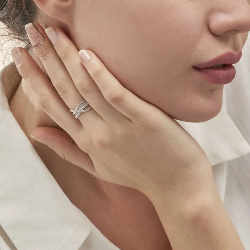 Bague Emilie Or Blanc Diamant|Marc Orian Sale