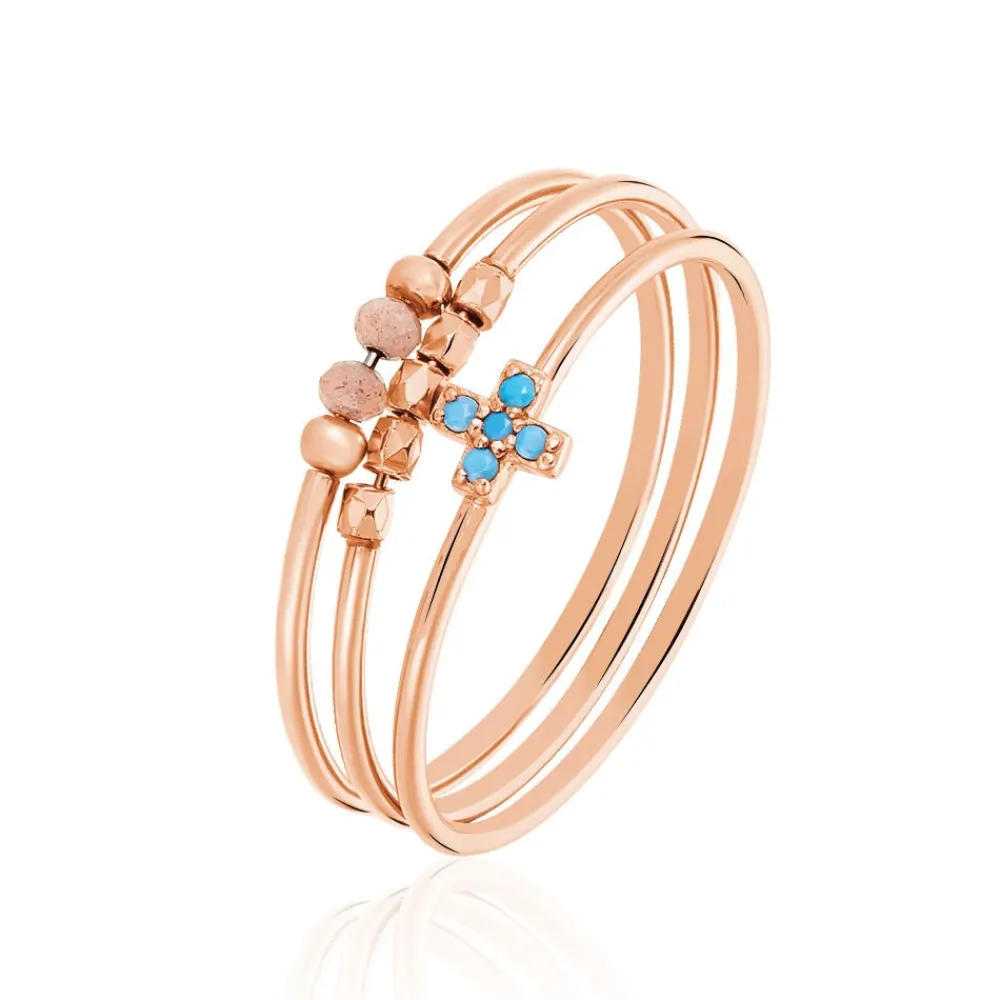 Bague Enia Argent Rose Oxyde De Zirconium|Marc Orian New