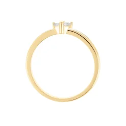 Bague Erma Plaqué Or Doré Oxyde De Zirconium|Marc Orian Best