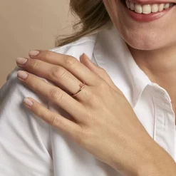 Bague Erma Plaqué Or Doré Oxyde De Zirconium|Marc Orian Outlet