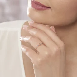 Bague Esia Argent Rose Oxyde De Zirconium|Marc Orian Clearance