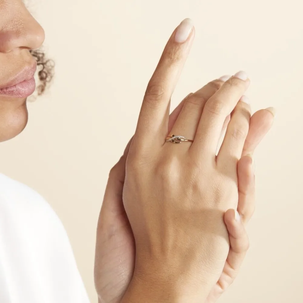 Bague Ester Or Jaune Diamant|Marc Orian Online