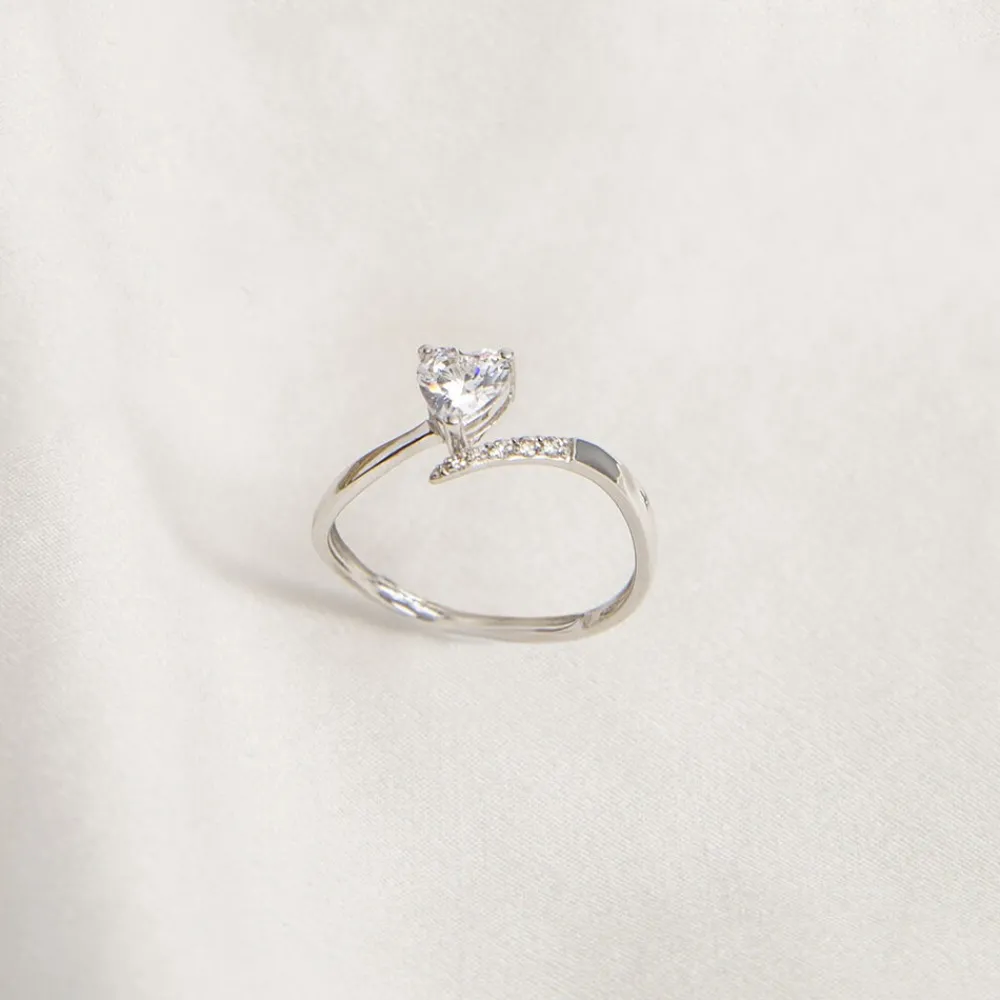 Bague Eva Or Blanc Oxyde De Zirconium|Marc Orian Sale