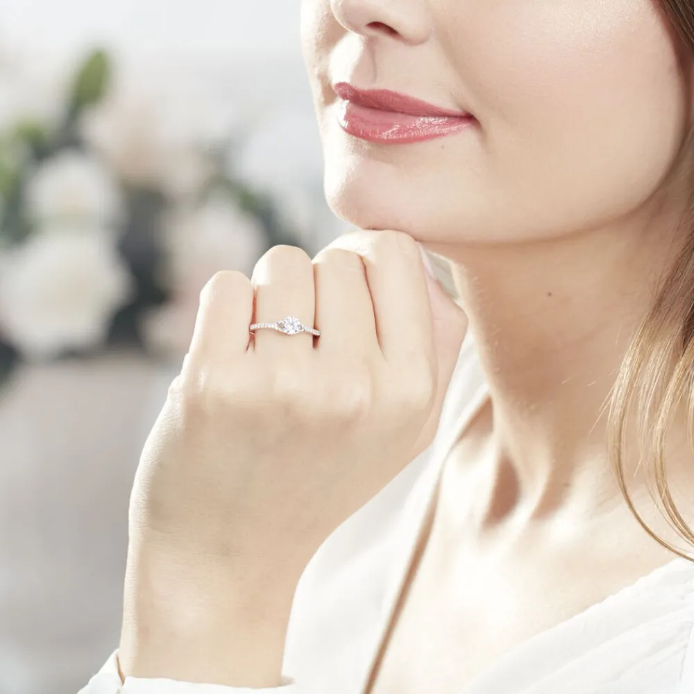 Bague Evita Or Blanc Oxyde De Zirconium|Marc Orian Sale