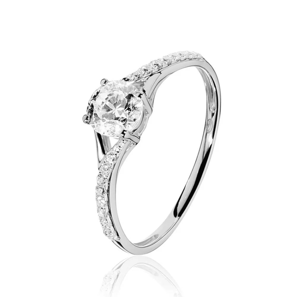 Bague Evita Or Blanc Oxyde De Zirconium|Marc Orian Sale