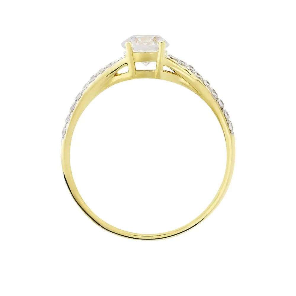 Bague Evita Or Jaune Oxyde De Zirconium|Marc Orian Discount