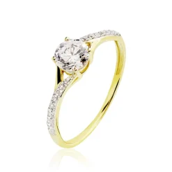 Bague Evita Or Jaune Oxyde De Zirconium|Marc Orian Discount