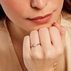 Bague Evora Or Jaune Argent Blanc Oxyde De Zirconium|Marc Orian Clearance