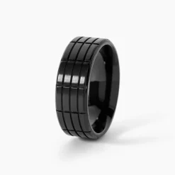 Bague Fabio Acier Noir|Marc Orian Clearance