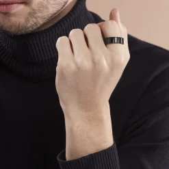 Bague Fabio Acier Noir|Marc Orian Clearance