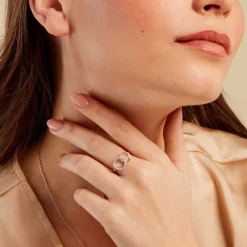 Bague Fei Or Jaune Argent Blanc Oxyde De Zirconium|Marc Orian Outlet