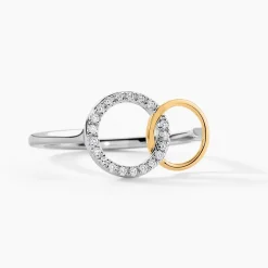Bague Fei Or Jaune Argent Blanc Oxyde De Zirconium|Marc Orian Outlet