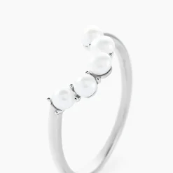 Bague Felisia Argent Blanc Perle De Culture|Marc Orian New