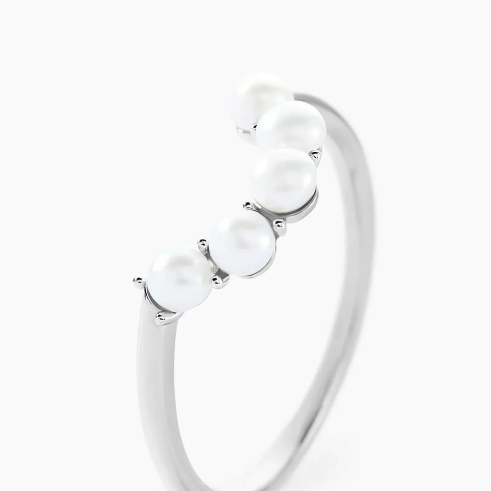 Bague Felisia Argent Blanc Perle De Culture|Marc Orian New