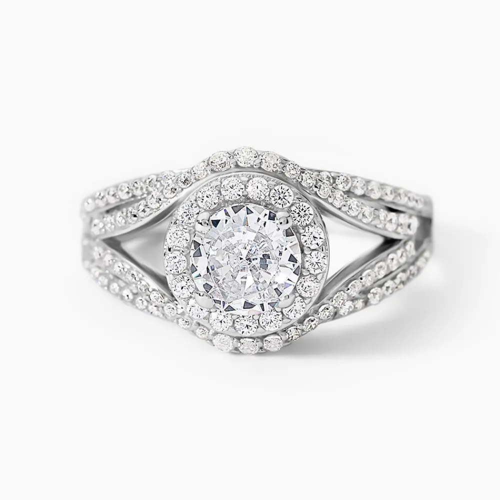 Bague Ferne Argent Blanc Oxyde De Zirconium|Marc Orian Sale
