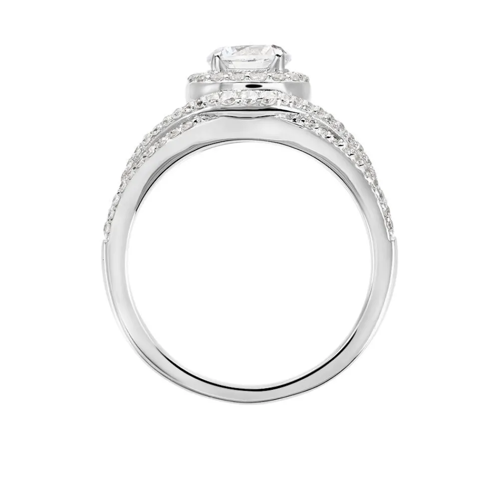 Bague Ferne Argent Blanc Oxyde De Zirconium|Marc Orian Sale