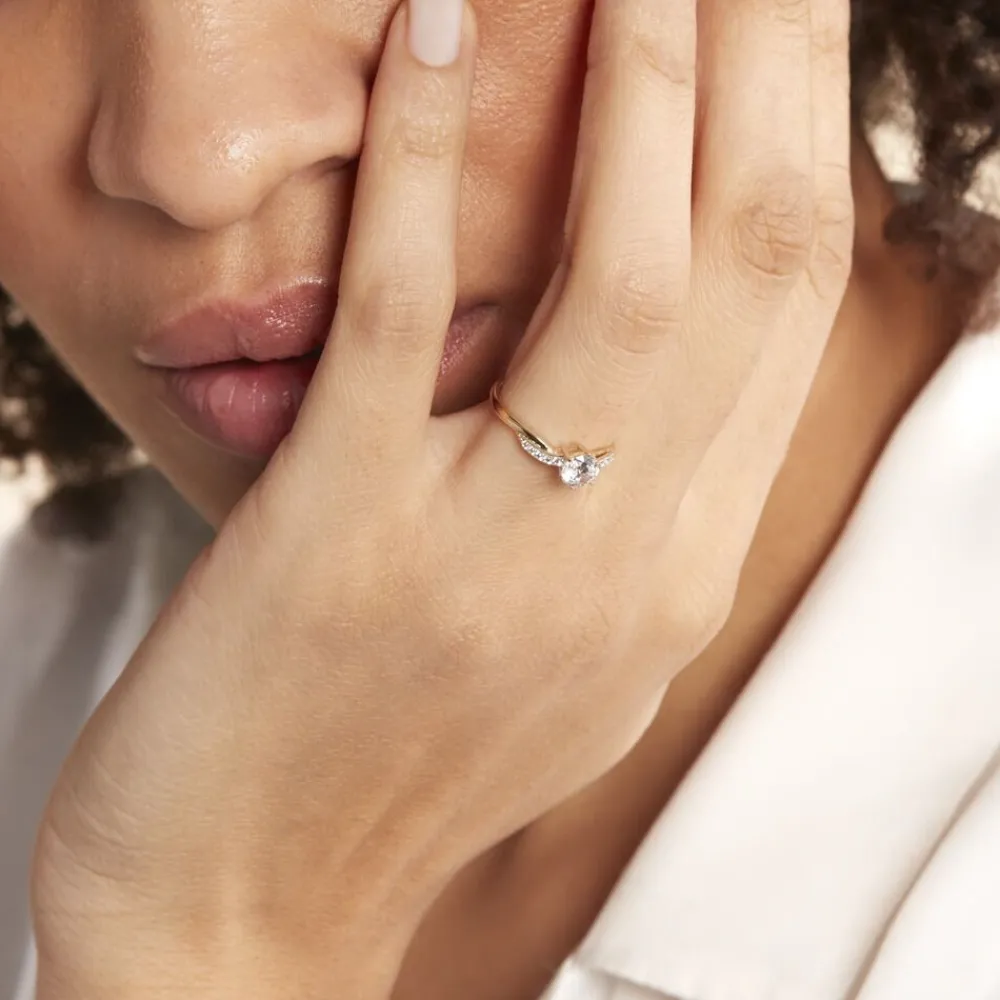 Bague Filipa Or Bicolore Oxyde De Zirconium|Marc Orian Sale