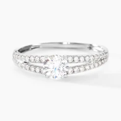 Bague Fina Or Blanc Oxyde De Zirconium|Marc Orian