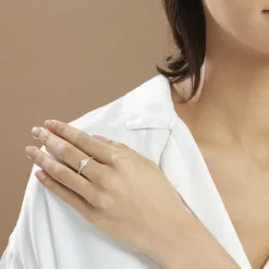 Bague Florenty Argent Blanc Perle De Culture Et Oxyde De Zirconium|Marc Orian Outlet