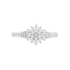 Bague Floris Or Blanc Oxyde De Zirconium|Marc Orian Sale