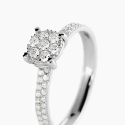 Bague Frika Or Blanc Diamant
