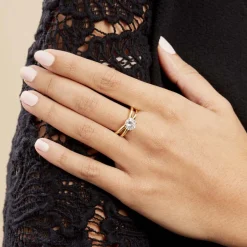 Bague Gen Plaqué Or Oxyde De Zirconium|Marc Orian Hot