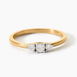 Bague Georgia Plaqué Or Jaune Oxyde De Zirconium|Marc Orian Clearance