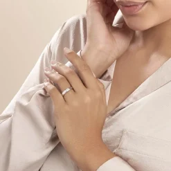 Bague Hajila Or Blanc Diamant