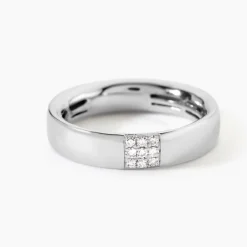 Bague Hajila Or Blanc Diamant