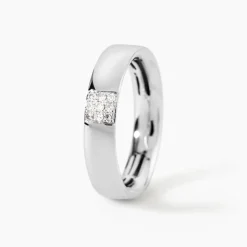 Bague Hajila Or Blanc Diamant