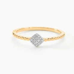 Bague Hanadi Or Jaune Diamant