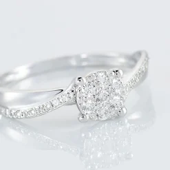 Bague Hebe Or Blanc Diamant|Marc Orian Best