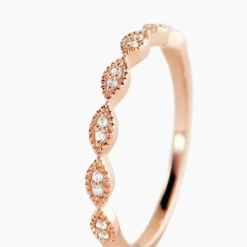 Bague Hestia Or Rose Oxyde De Zirconium|Marc Orian Online