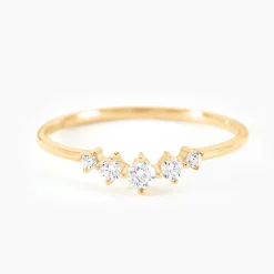 Bague Illumia Or Jaune Oxyde De Zirconium