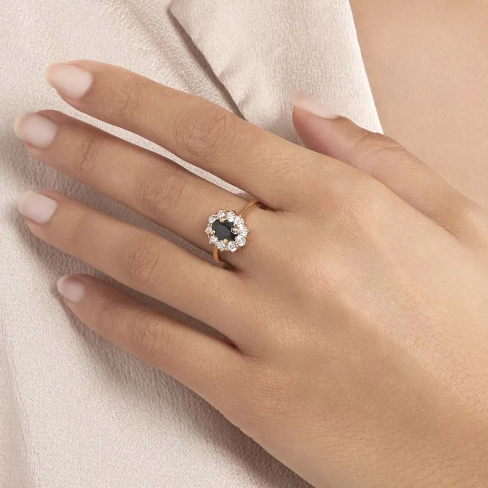 Bague Insaf Plaqué Or Jaune Oxyde De Zirconium|Marc Orian Hot