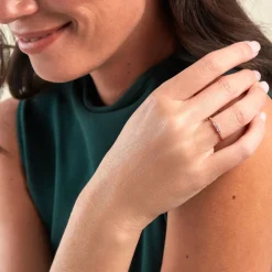Bague Isaline Plaque Or Jaune Oxyde De Zirconium|Marc Orian Best