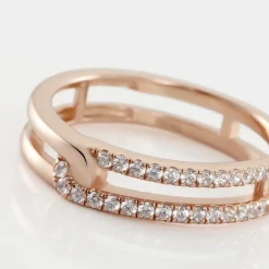 Bague Jessie Argent Rose Oxyde De Zirconium|Marc Orian