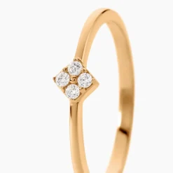 Bague Jil Plaqué Or Jaune Oxyde De Zirconium|Marc Orian Best