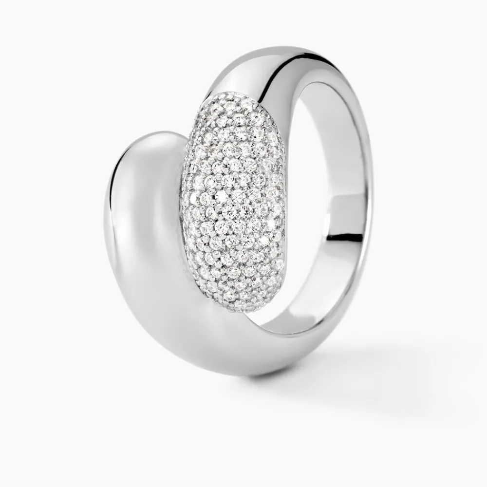 Bague Josyne Argent Blanc Oxyde De Zirconium|Marc Orian Hot