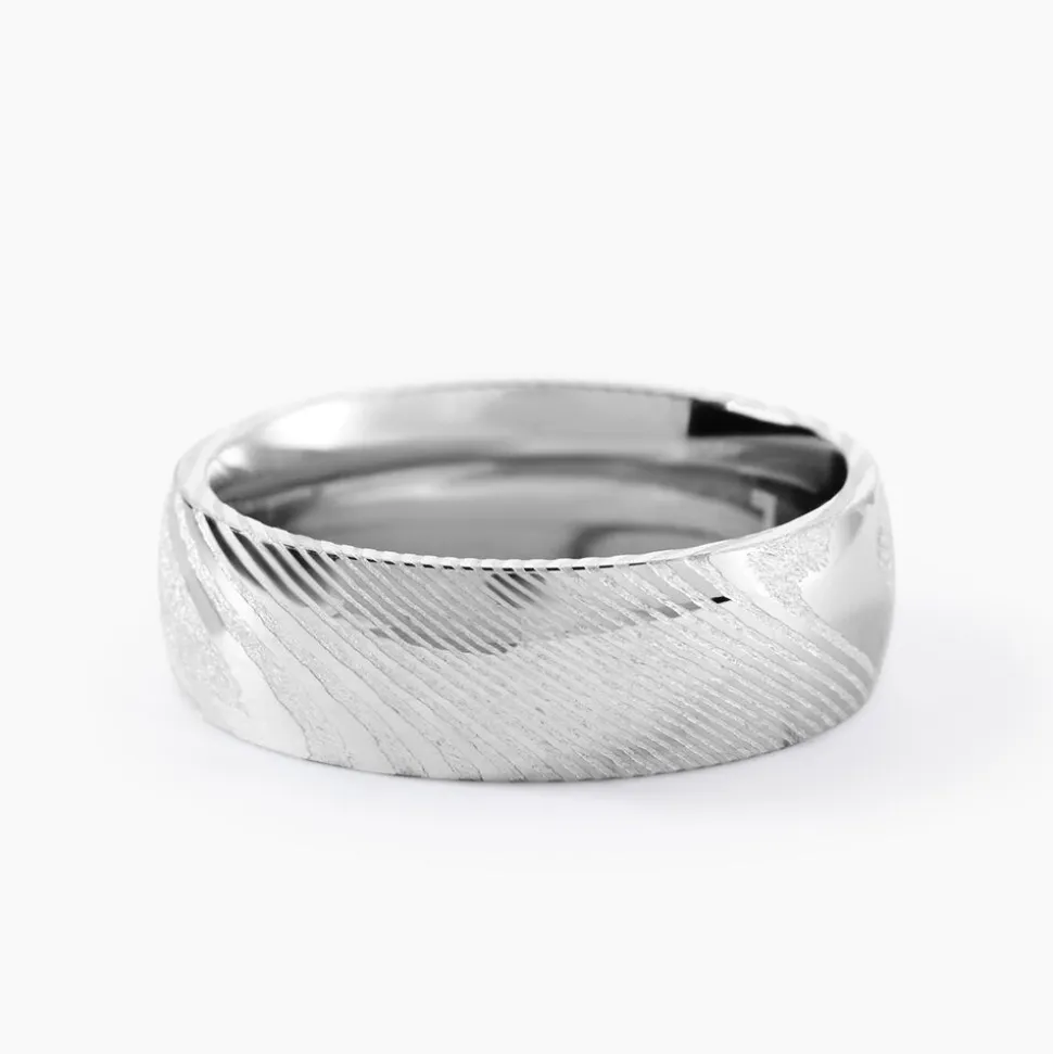 Bague Jourdan Acier Blanc