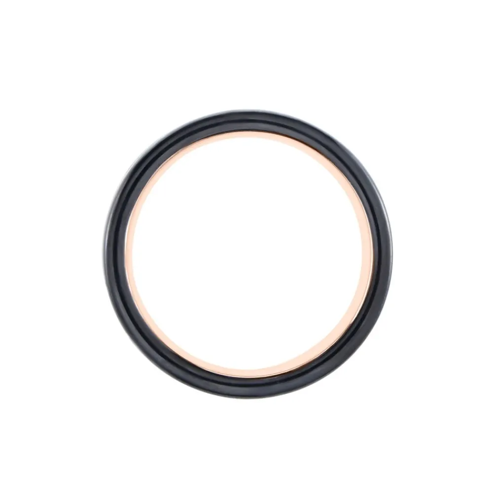 Bague Echo Tungstene Tricolore Blanc / Rose / Noir|JOURDAN New