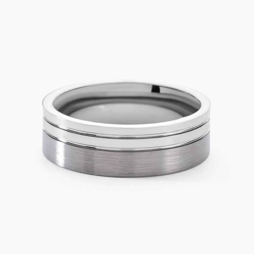 Bague Jume Tugstene Blanc|JOURDAN New